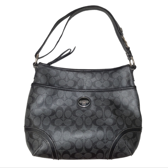 Coach Handbags - COACH PURSE PEYTON SHOULDER BLACK BAG ADJUSTABLE STRAP